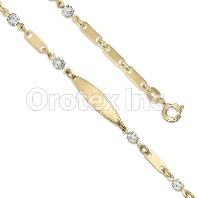 BN 001 Gold Layered CZ Bracelet